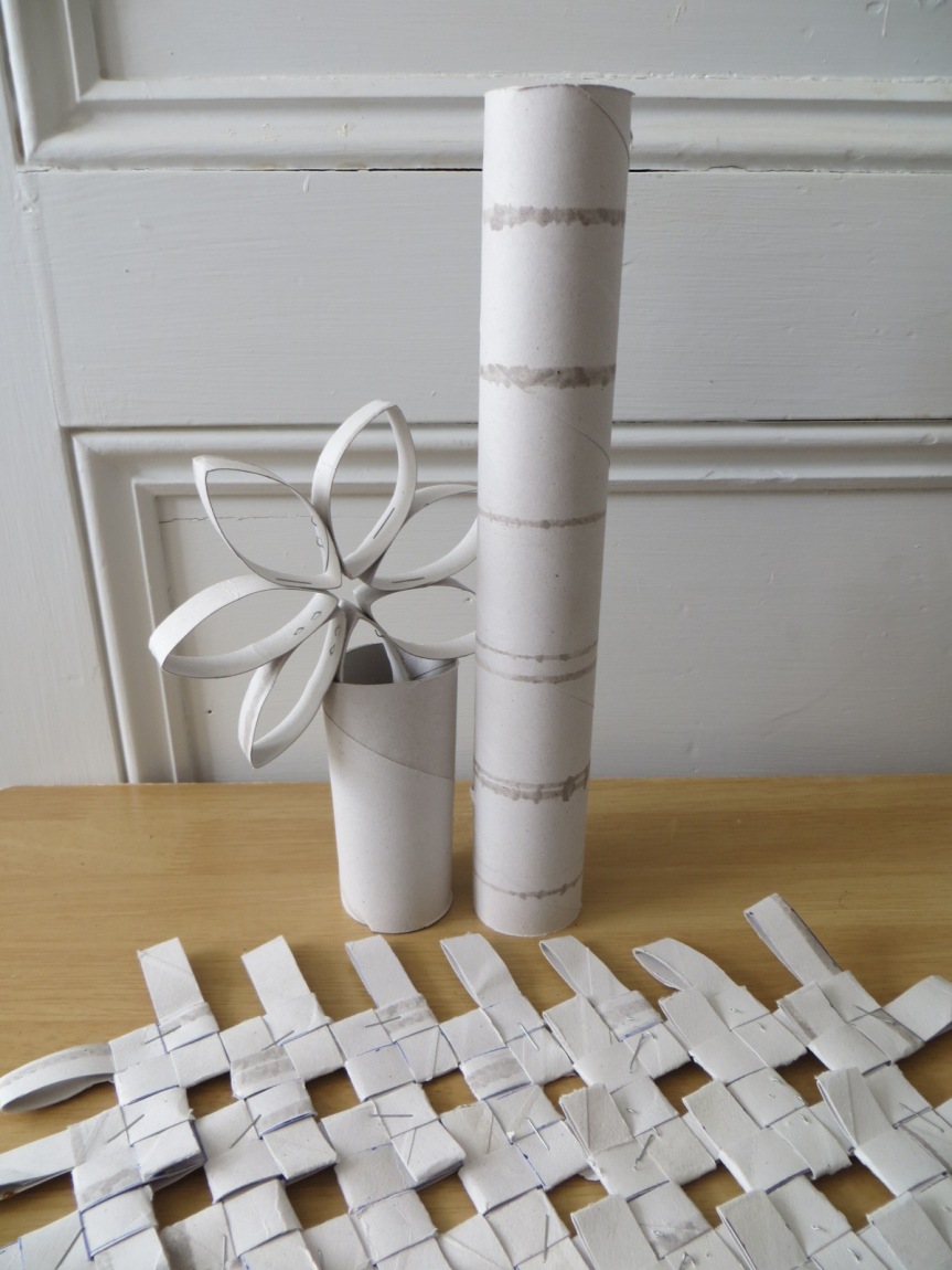 Upcycling paper rolls